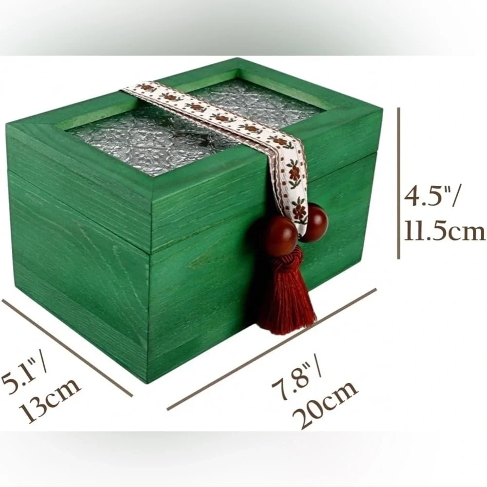 Keepsake Box Decorative Storage Box with Lid Cute Storage Bins with Lids Memory